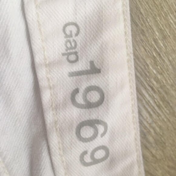 Gap 1969 white denim jeans size 2 - Picture 6 of 9